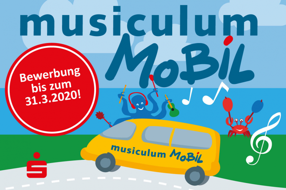 Die Sparkassen vergeben 80 kostenfreie musiculum MOBIL Einsätze für Kitas in ganz Schleswig-Holstein