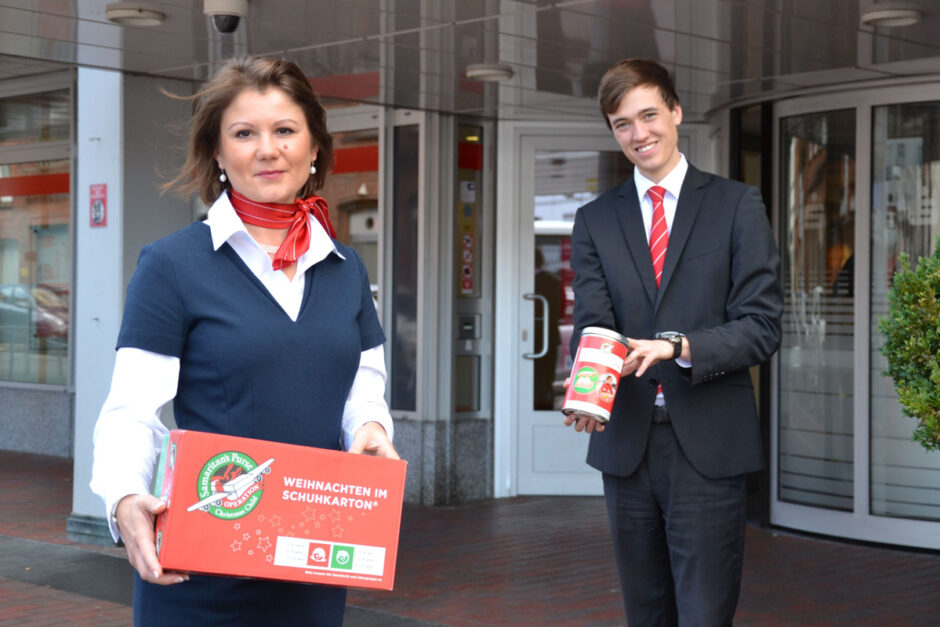 Sammelpunkte für „Weihnachten im Schuhkarton®“ wieder in allen Filialen der Kreissparkasse