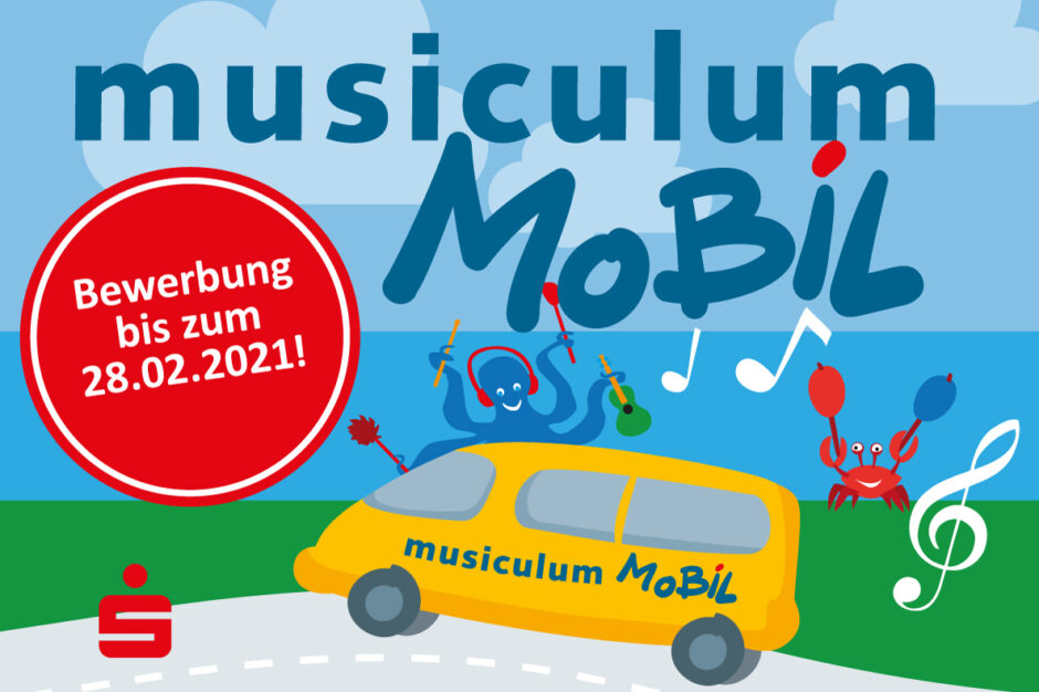 Die Sparkassen vergeben 80 kostenfreie musiculum MOBIL Einsätze für Kitas in ganz Schleswig-Holstein